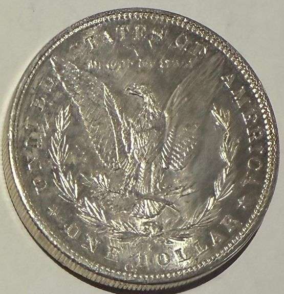1882 S BU Raw Frosty White Morgan Dollar