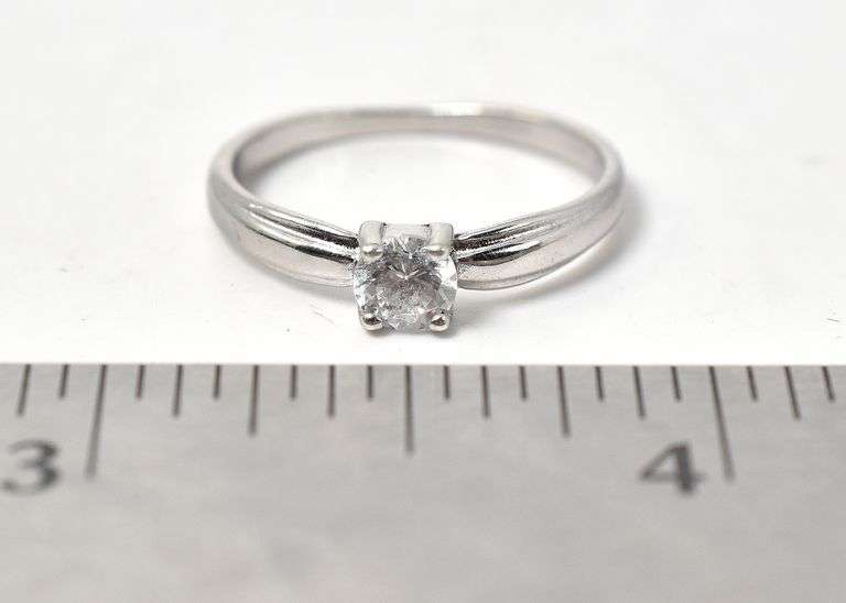 CZ Gemstone Ring in Sterling Silver
