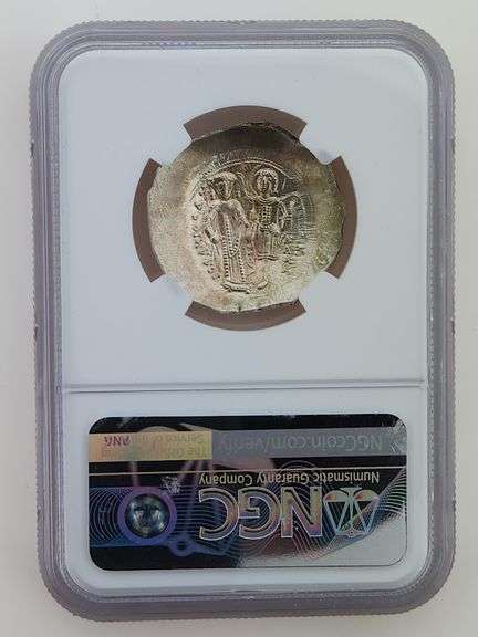 RARE SET! Byzantine Empire, Christ & Virgin Mary - NGC MINT STATE