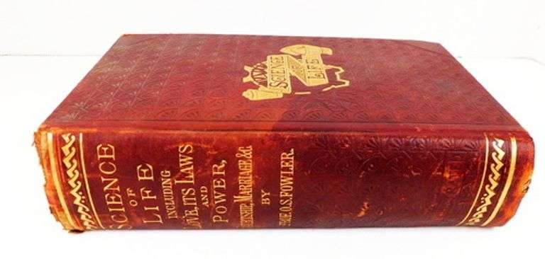 1875 Science of Life, Sexual Science Antique Book