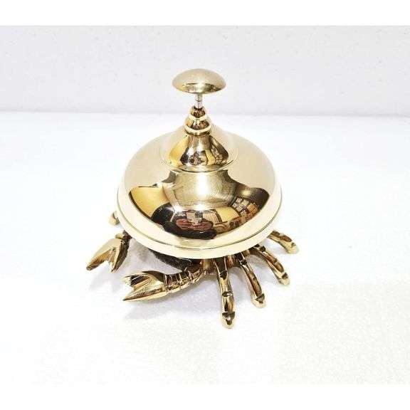 Brass Crab Desk Bell