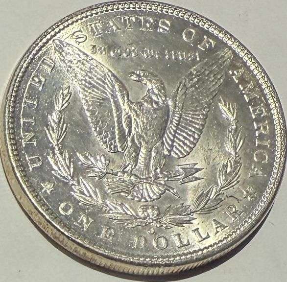 1900 O  BU Raw Frosty White Morgan Dollar