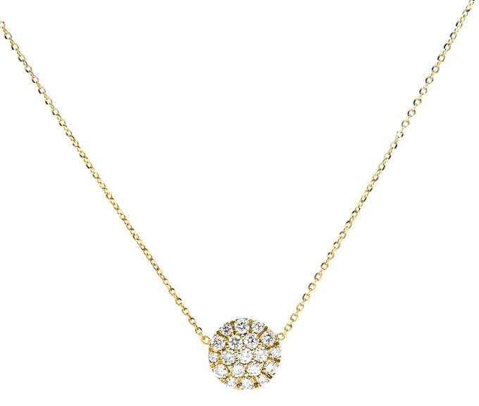 1.0 CTW Diamond Pendant Charm Necklace