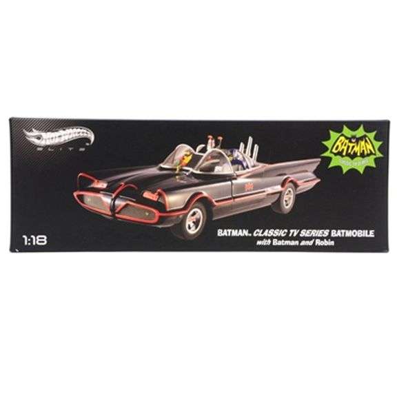 Adam West, Burt Ward Signed Elite1:18 Scale Die-Cast Batmobile w Figures