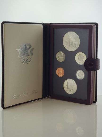 1984-S $1 Los Angeles Olympiad Coliseum PR DCAM