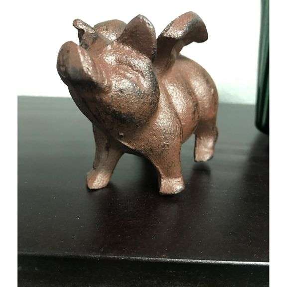 Cast Iron Flying Pig