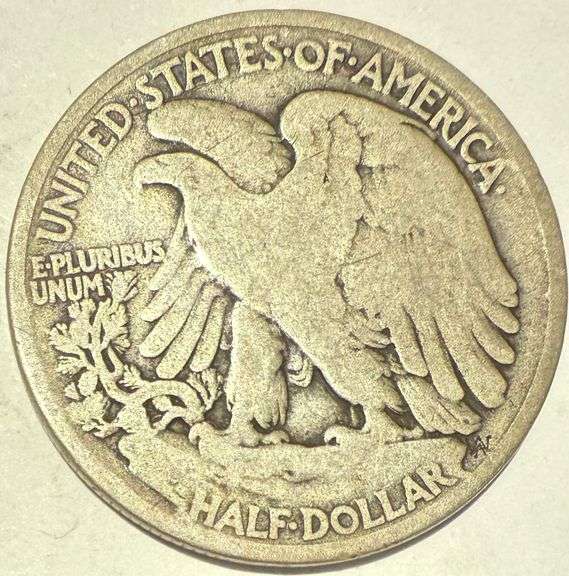 Two Tone 1919 Walking Liberty Half