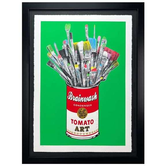 Tomato Pop (Green) by Mr Brainwash,