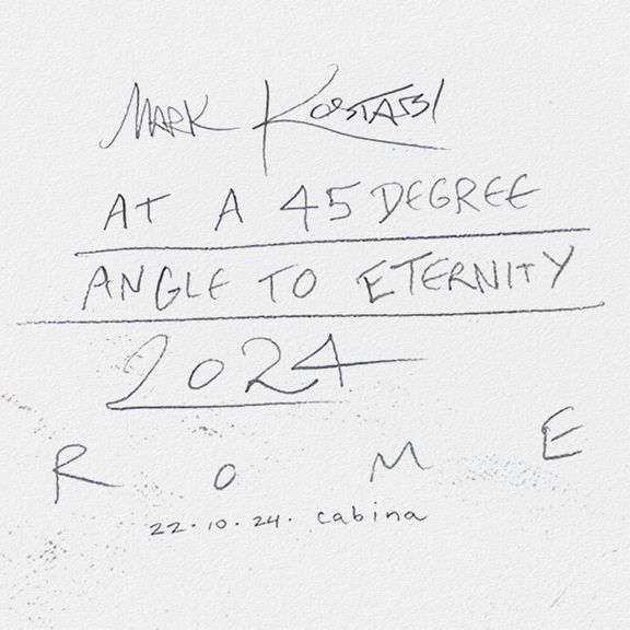 At a 45 Degree Angle to Eternity - Rome by Kostabi