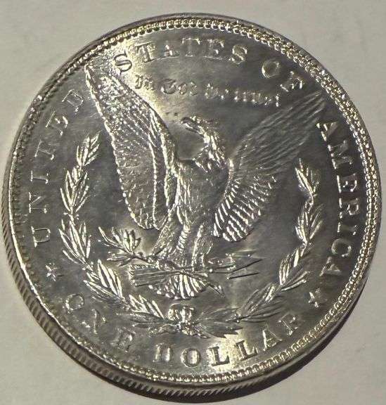 1887 BU Raw Frosty White Morgan Dollar