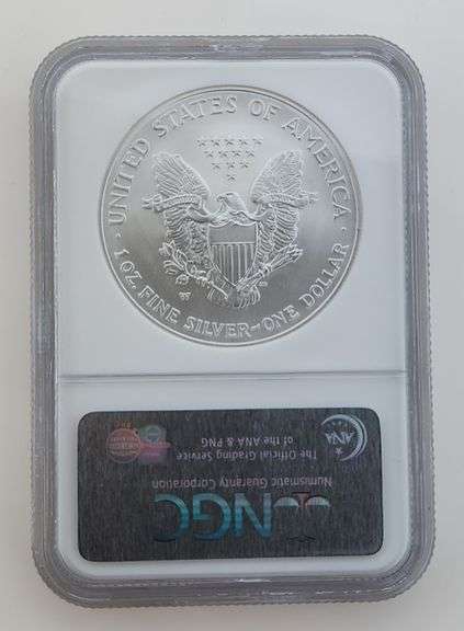 2006 W American Silver Eagle, NGC MS69