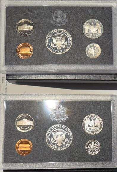 1992 1994 & 1998 Silver US Proof Sets