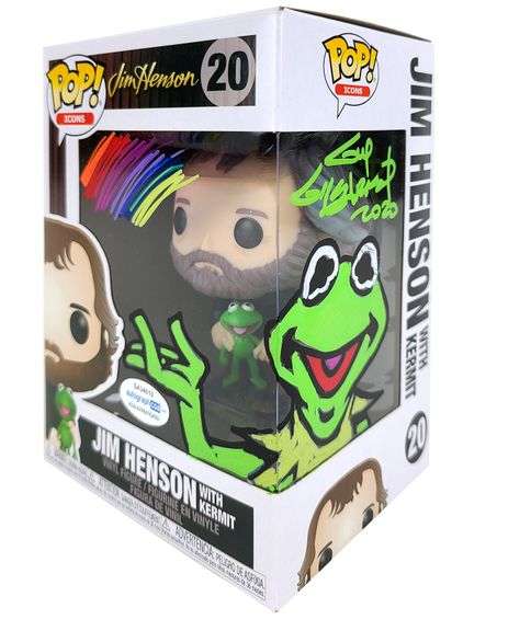 Guy Gilchrist Signed Funko Pop Kermit Jim Henson w Art Sketch ACOA