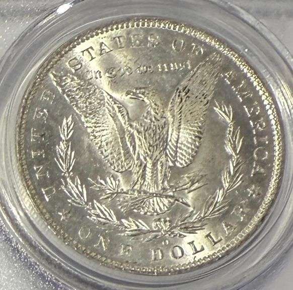 1885 O PCGS MS 63 McLaren Coll 2 Morgan