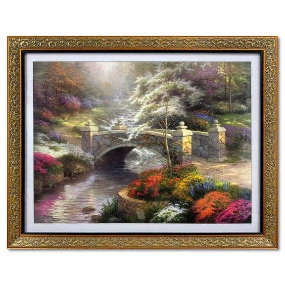Bridge of Hope by  Kinkade (1958-2012)