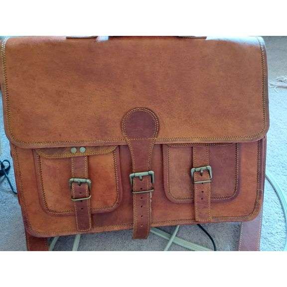 Full Grain Leather Messenger Bag