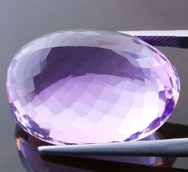 Halo flashing 49.82ct real unheated Bolivian Amethyst