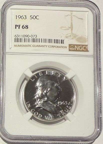 1963 Franklin Half NGC Proof 68