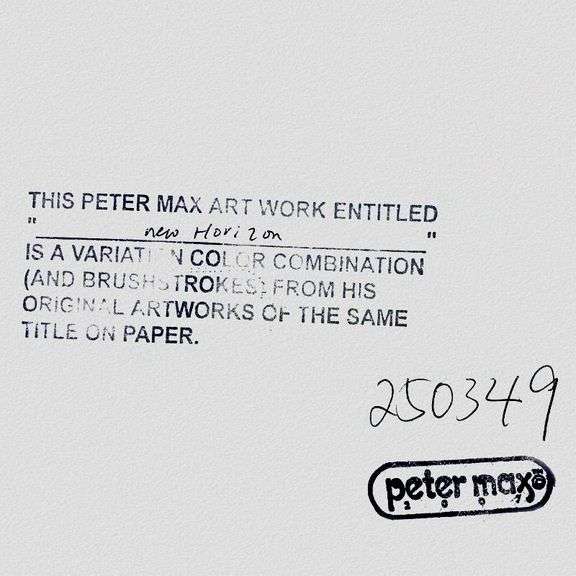 New Horizon by Peter Max