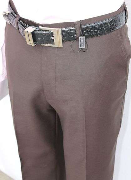 Fine Quality Italian Tailored Brown Color Pants