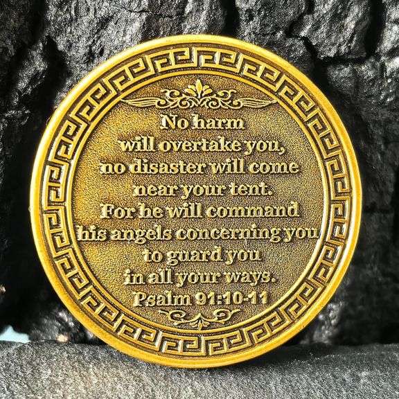 Saint Michael Archangel Protection Coin