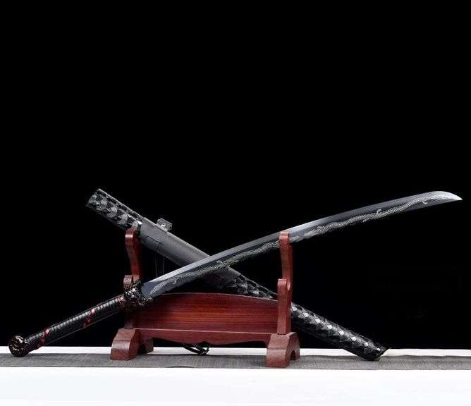 Hand-Forged Tiger Head Katana Sword 42"