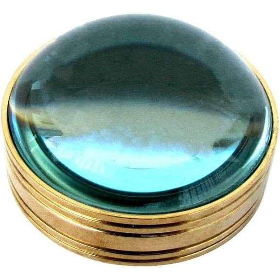 Solid Brass Desktop Magnifying Glass