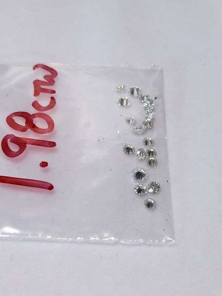Very nice collection of 1.98ctw natural white Diamonds