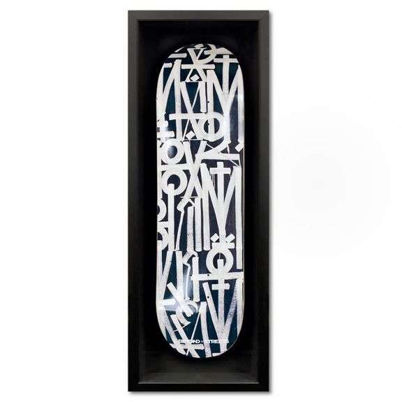 RETNA Beyond The Streets Skateboard (Black) by RETNA,