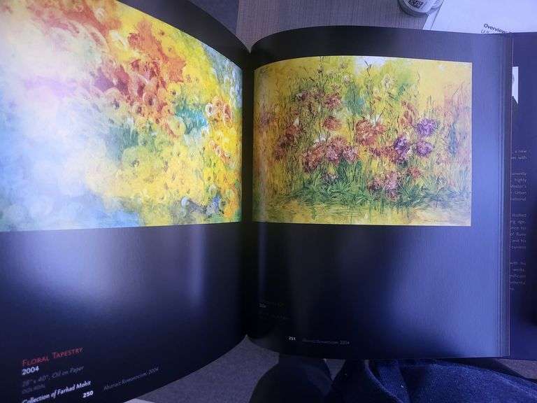 Rare Kamran Khavarani Masterpiece Unveiled – Signed Abstract Romanticism Artwork Up for Auction- Inv