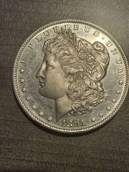 "1891 United States One Dollar Silver Coin - Sold As Is"