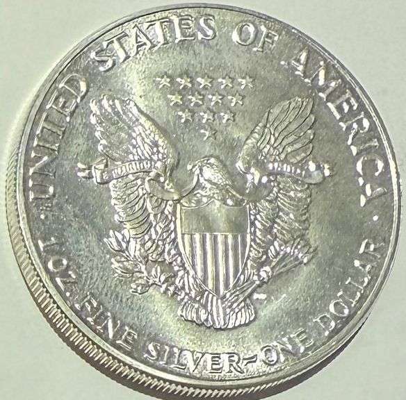 1988 Frosty White BU Silver Eagle