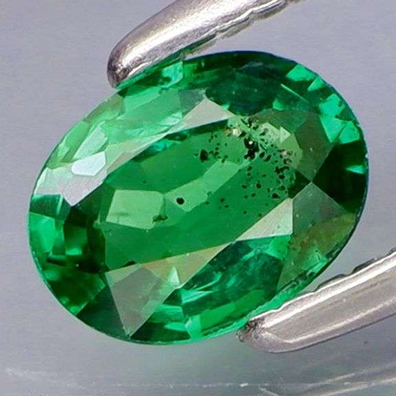 Rare! .47ct untreated top green Tsavorite Garnet!