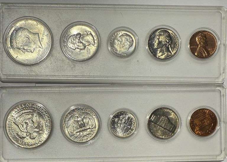 2 1964 US Unc Sets