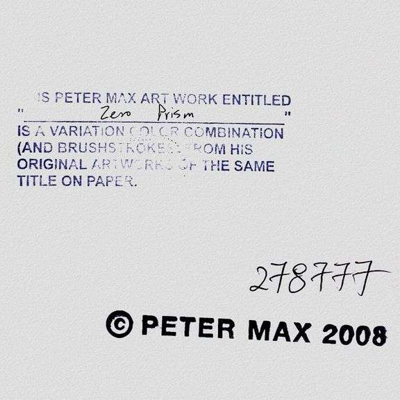 Zero Spectrum by Peter Max