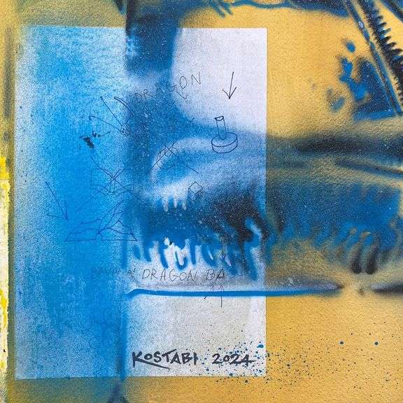 At a 45 Degree Angle to Eternity - Rome by Kostabi