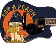 Warren Haynes Autographed Allman Brothers Custom 1/1 Graphics Guitar ACOA