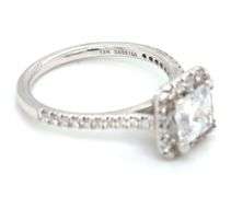 Gabriel & Co 0.38ctw princess cut halo semi mtg