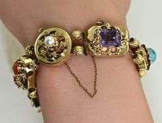 Exceptionally Nice 14K Estate Slide Bracelet