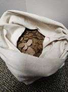 Estate Bag Of 5,000 Wheat Cents