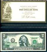 4 2003A Maryland $2 Notes in Folios