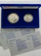 1986-S Set Statue of Liberty, 2 Coins PR