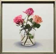 Photorealistic Elegant Modern Rose Still Life