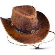 Genuine Leather Cowboy Hat