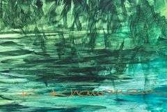 Father of Abstract Romanticism, Kamran Khavarani" Original hand signed and numered AP Giclee on Canv