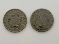 1893 & 1894 Liberty Head Nickels