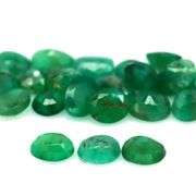 Rich green Zambian 9.60ct Emerald set!