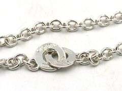 Tiffany & Co 1837 Interlocking circle toggle necklace