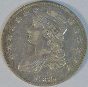 Lustrous 1835 Capped Bust Half Dollar in XF/AU