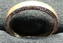 MEN’S 14K ROSE GOLD LAB DIAMOND WEDDING BAND
